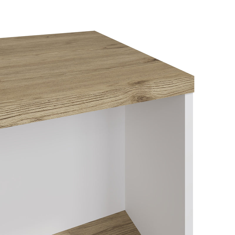 GFW Coffee Table Presto Coffee Table Vienna Oak/White Bed Kings