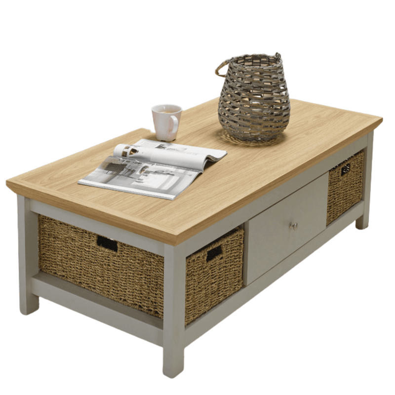LPD Coffee Table Cotswold Coffee Table Grey Bed Kings