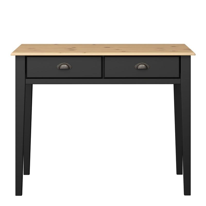FTG Console Table Nola Hall Table Black & Pine Bed Kings