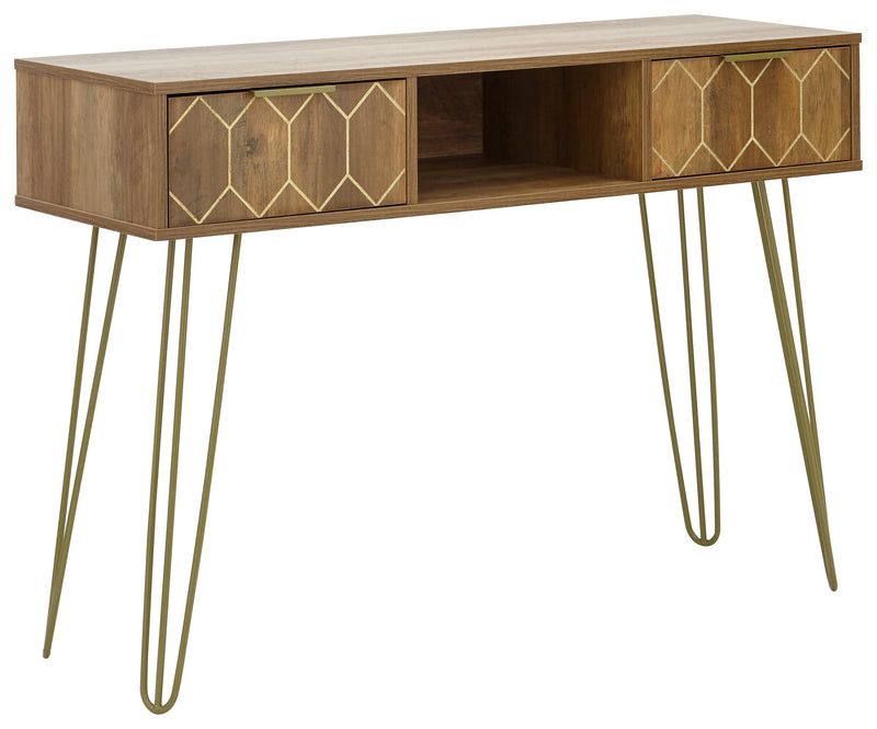 GFW Console Table Orleans 2 Drawer Console Desk Mango Bed Kings
