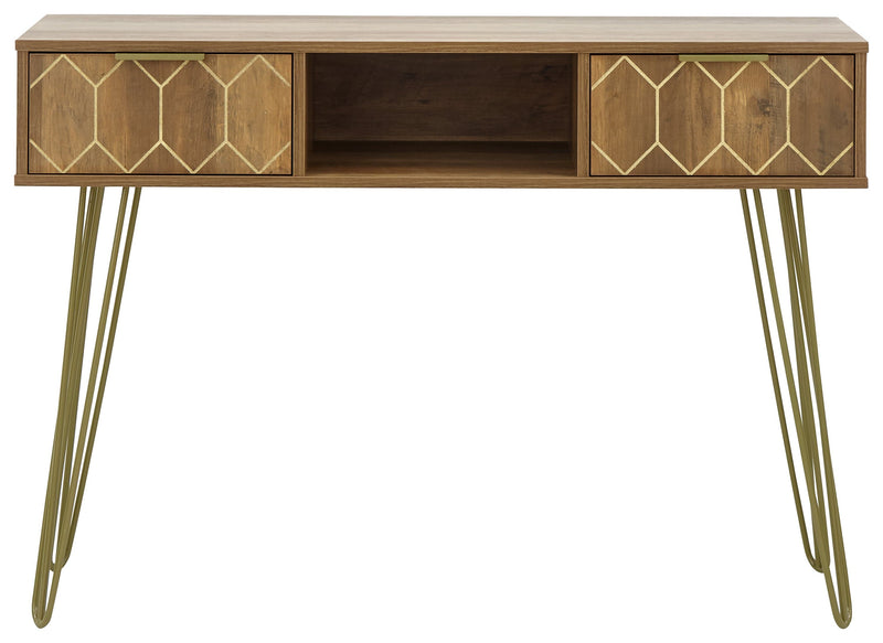 GFW Console Table Orleans 2 Drawer Console Desk Mango Bed Kings