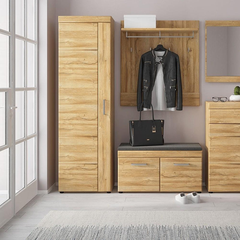 FTG Cupboard Cortina Tall cupboard (LH) Grandson Oak Bed Kings