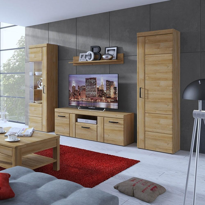 FTG Cupboard Cortina Tall cupboard (RH) Grandson Oak Bed Kings