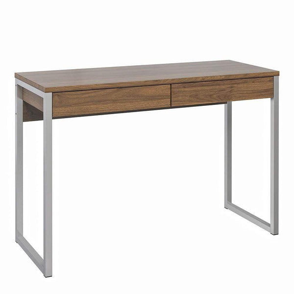FTG Desk Function Plus - Desk 2 Drawers in Walnut Bed Kings