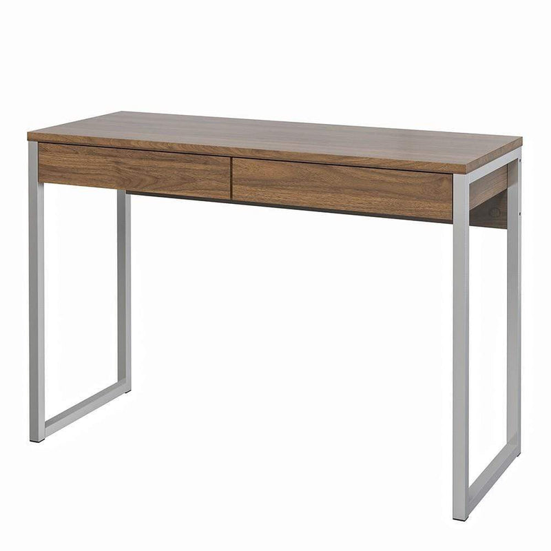 FTG Desk Function Plus - Desk 2 Drawers in Walnut Bed Kings