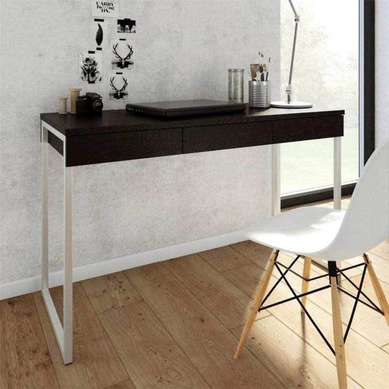 FTG Desk Function Plus Desk 3 Drawers in Black Bed Kings