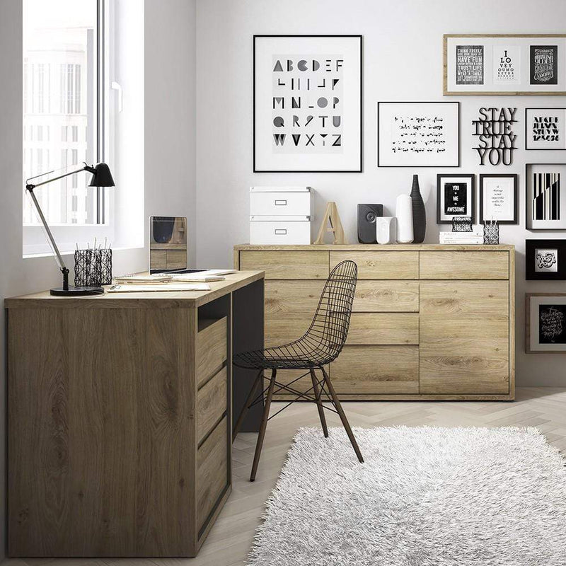 FTG Desk Shetland - Desk  - Shetland Oak Finish Bed Kings