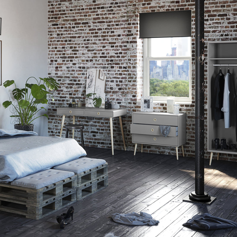 FTG Desk Softline Standard Desk Grey Bed Kings