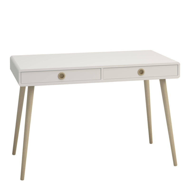 FTG Desk Softline Standard Desk Off White Bed Kings