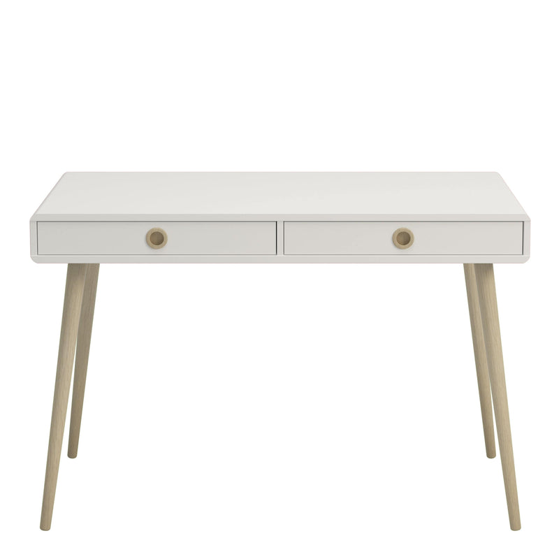 FTG Desk Softline Standard Desk Off White Bed Kings
