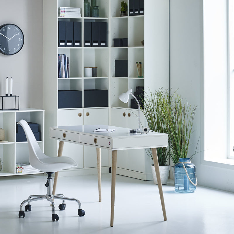 FTG Desk Softline Standard Desk Off White Bed Kings
