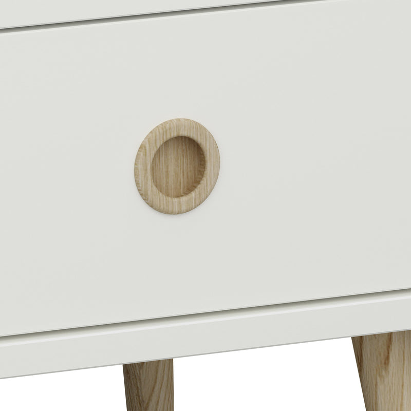 FTG Desk Softline Standard Desk Off White Bed Kings