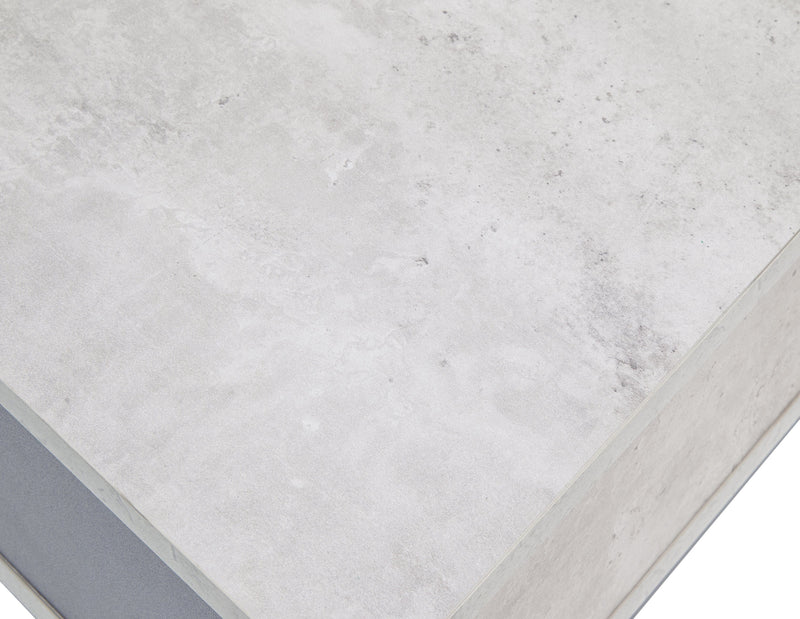 GFW Desk Telford Computer Desk Concrete & Black Bed Kings
