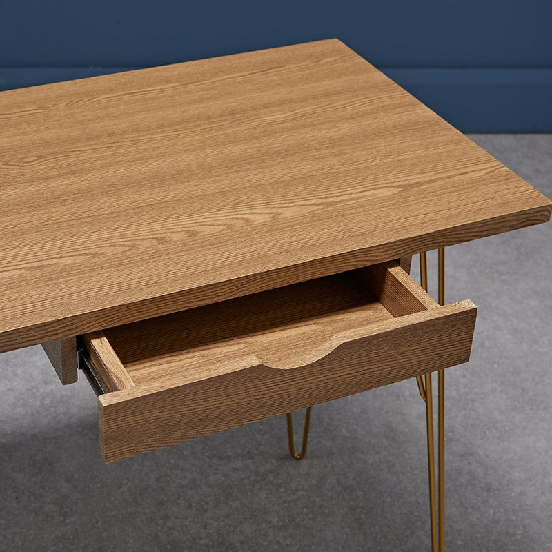 LPD Desk Fusion Desk Oak - From LPD Bed Kings