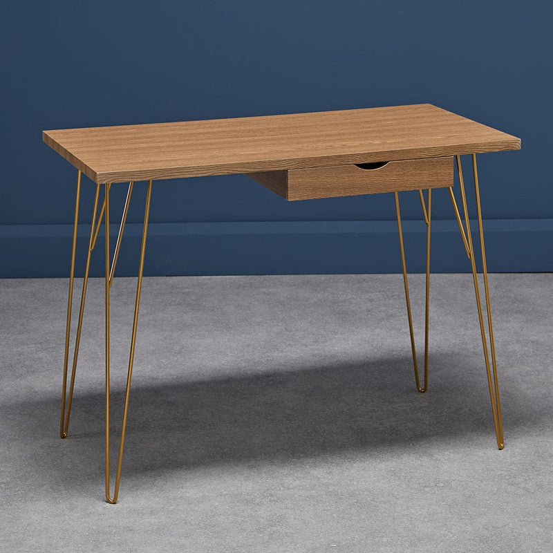 LPD Desk Fusion Desk Oak - From LPD Bed Kings