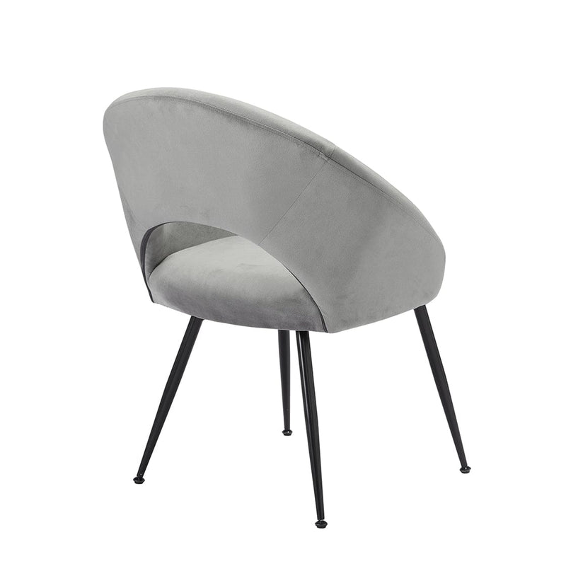 LPD Dining Chair Lulu Dining Chair Grey (Pack of 2) - From LPD Bed Kings