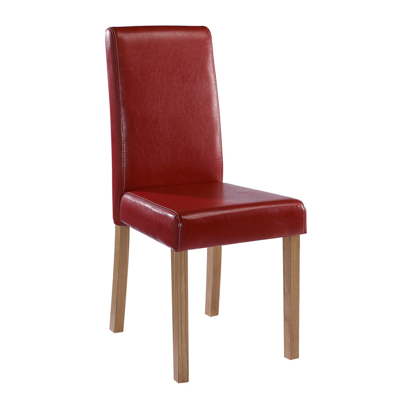 LPD Dining Chair Oakridge Chair Red (Pack of 2) Bed Kings