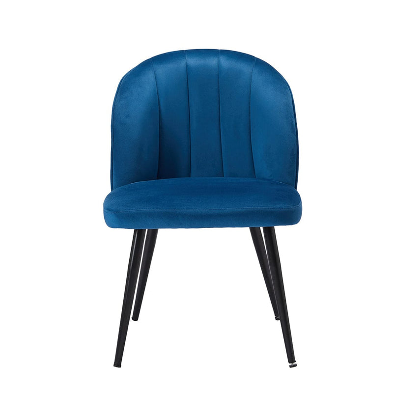 LPD Dining Chair Orla Dining Chair Blue (Pack of 2) - From LPD Bed Kings