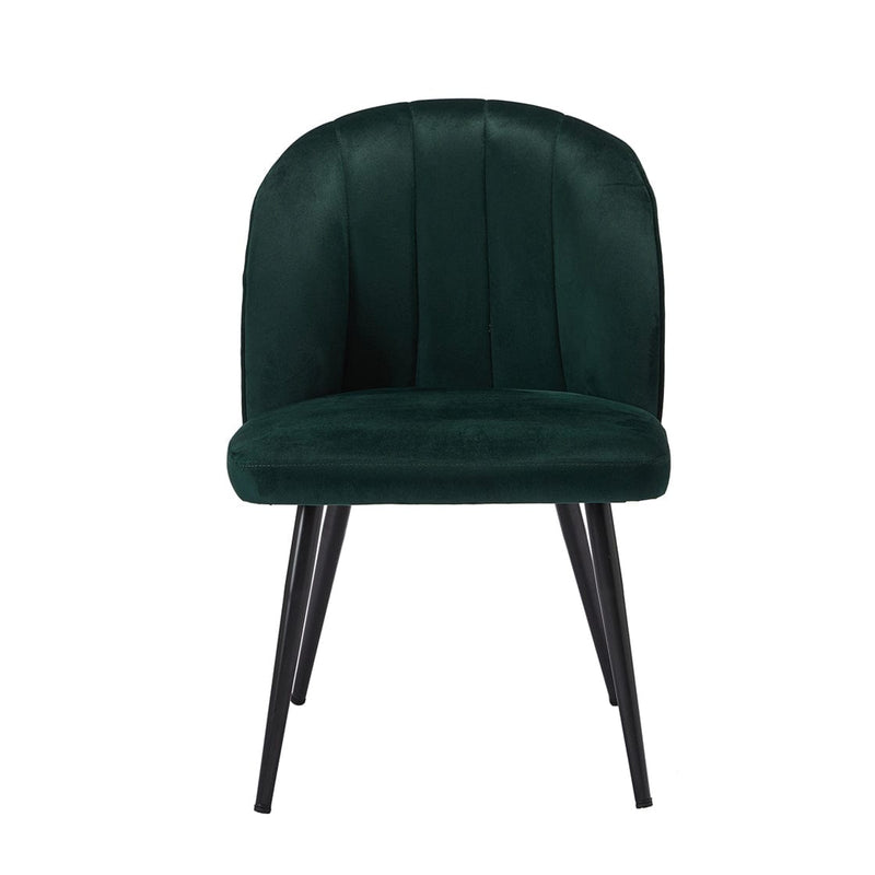 LPD Dining Chair Orla Dining Chair Green (Pack of 2) - From LPD Bed Kings