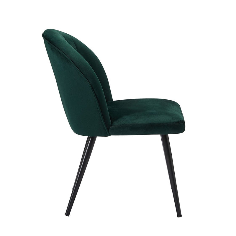 LPD Dining Chair Orla Dining Chair Green (Pack of 2) - From LPD Bed Kings