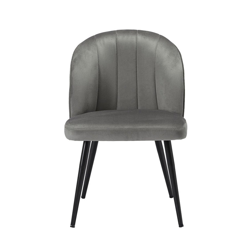 LPD Dining Chair Orla Dining Chair Grey (Pack of 2) - From LPD Bed Kings