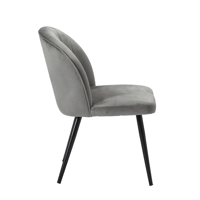 LPD Dining Chair Orla Dining Chair Grey (Pack of 2) - From LPD Bed Kings