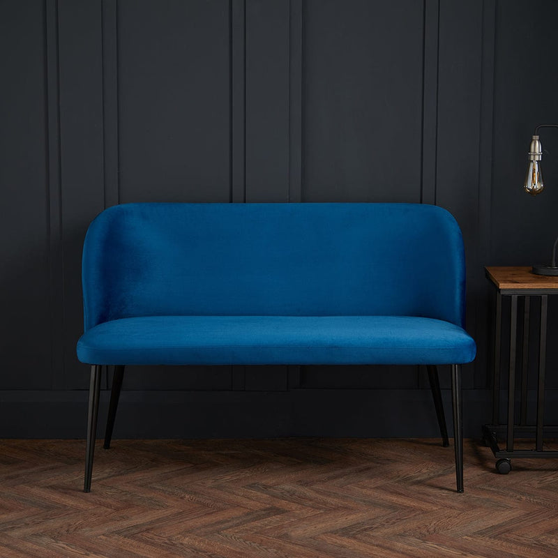LPD Dining Chair Zara Dining Bench Blue - From LPD Bed Kings