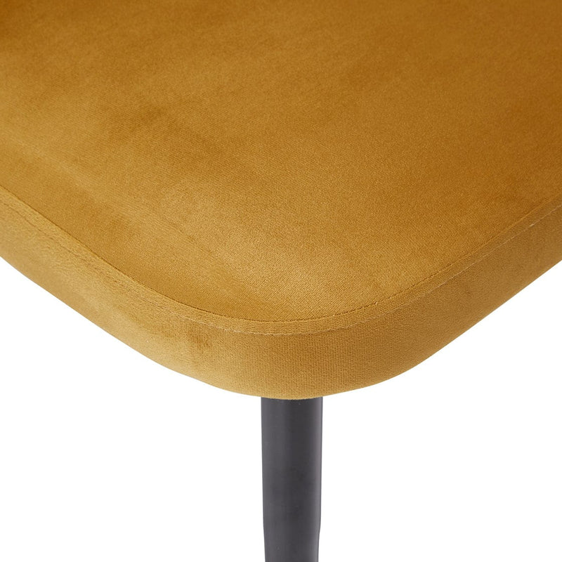 LPD Dining Chair Zara Dining Bench Mustard - From LPD Bed Kings