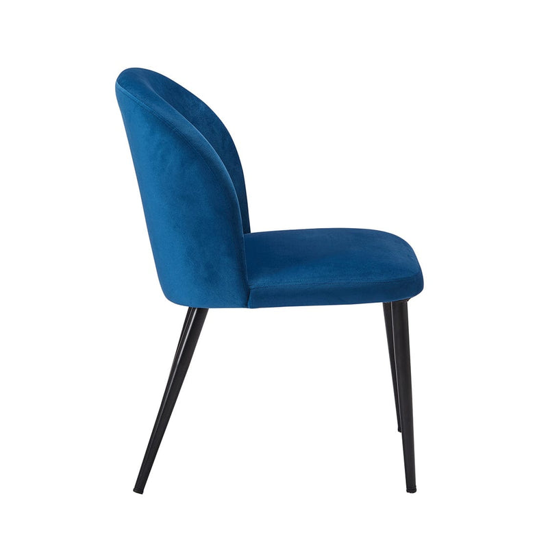 LPD Dining Chair Zara Dining Chair Blue (Pack of 2) - From LPD Bed Kings