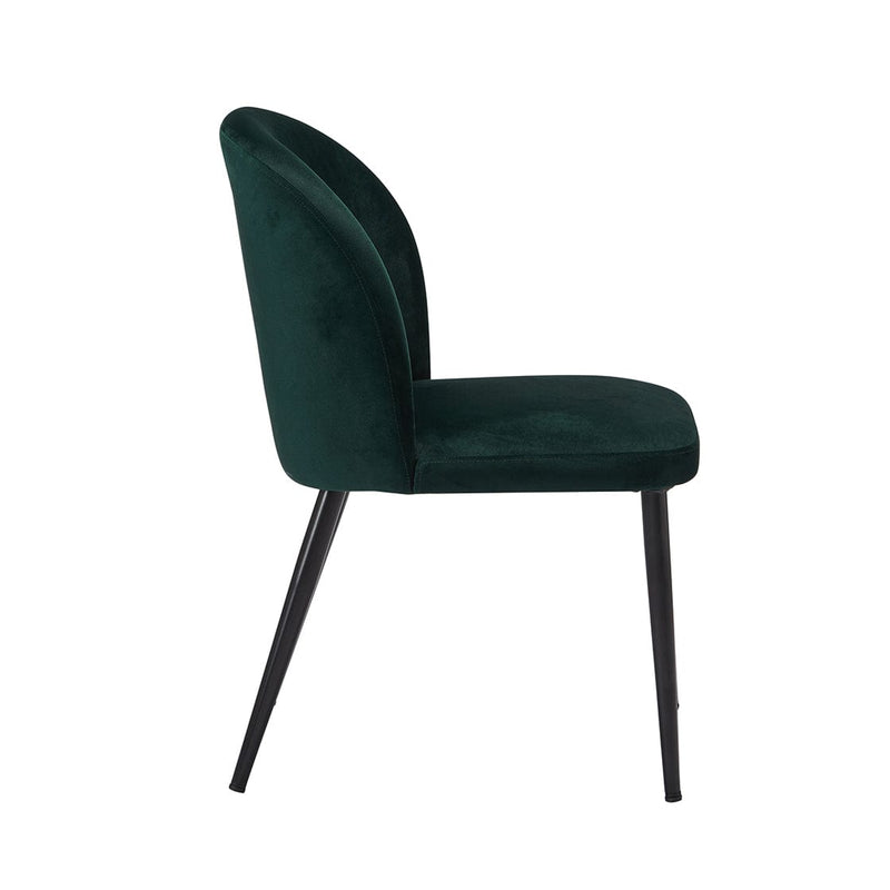 LPD Dining Chair Zara Dining Chair Green (Pack of 2) - From LPD Bed Kings