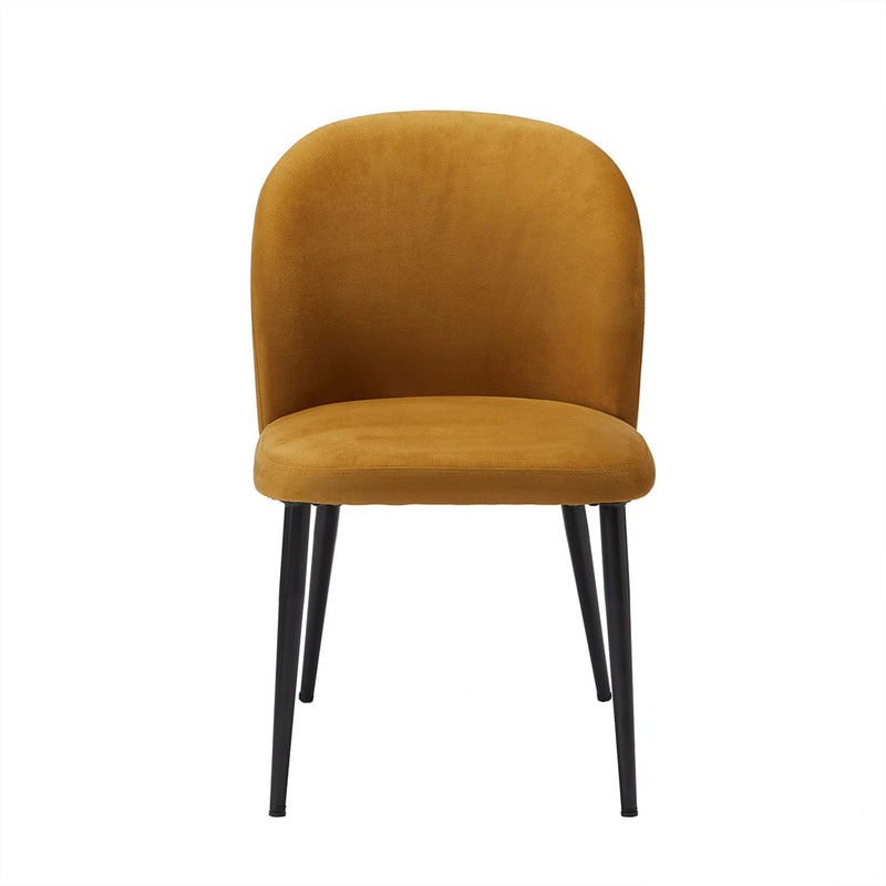 LPD Dining Chair Zara Dining Chair Mustard (Pack of 2) - From LPD Bed Kings