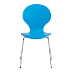 LPD Dining Chairs Ibiza Dining Chair Blue (Pack of 4) Bed Kings
