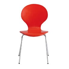 LPD Dining Chairs Ibiza Dining Chair Red (Pack of 4) Bed Kings