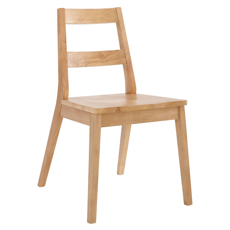 LPD Dining Chairs Malmo Chair White Oak (Pack of 2) Bed Kings