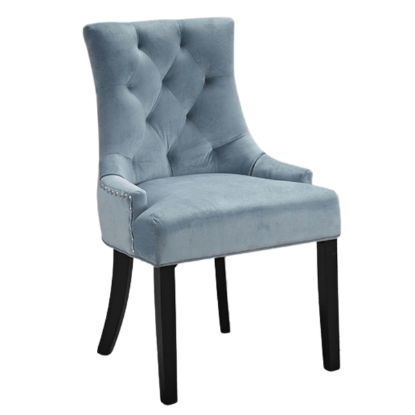 LPD Dining Chairs Morgan Chair Blue (Pack Of 2) Bed Kings