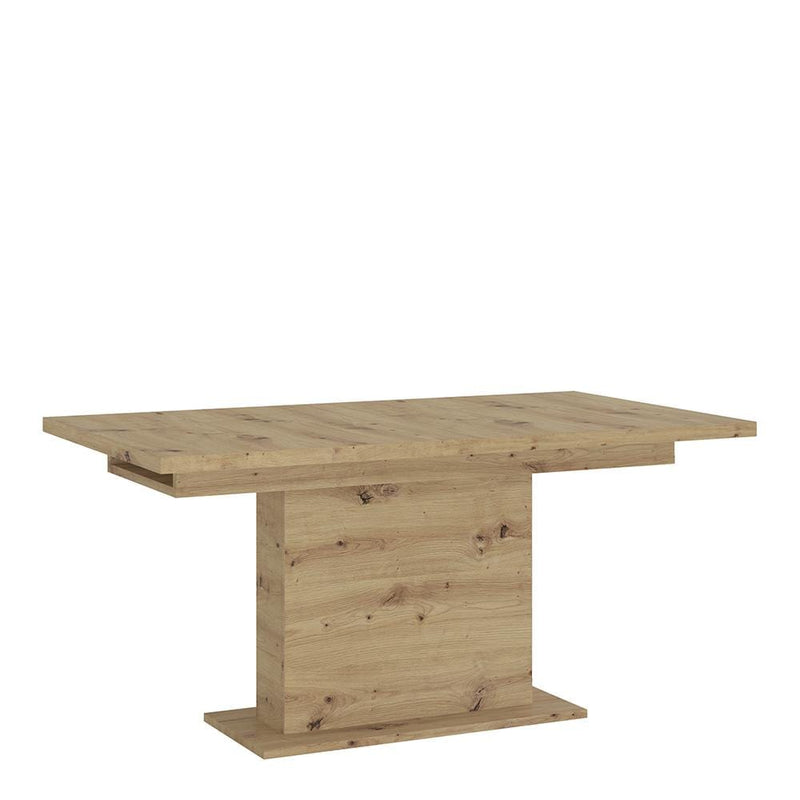 FTG Dining Table Luci Bright - Luci extending dining table 160-200cm  in White and Oak Bed Kings