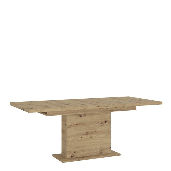 FTG Dining Table Luci Bright - Luci extending dining table 160-200cm  in White and Oak Bed Kings