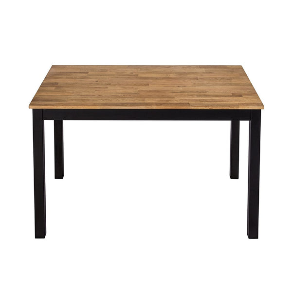 LPD Dining Table Copenhagen Dining Table Black Frame-Oiled Wood Bed Kings