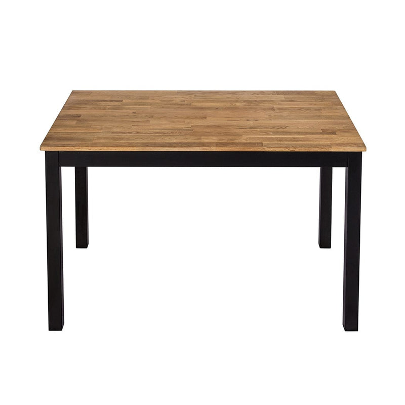 LPD Dining Table Copenhagen Dining Table Black Frame-Oiled Wood Bed Kings