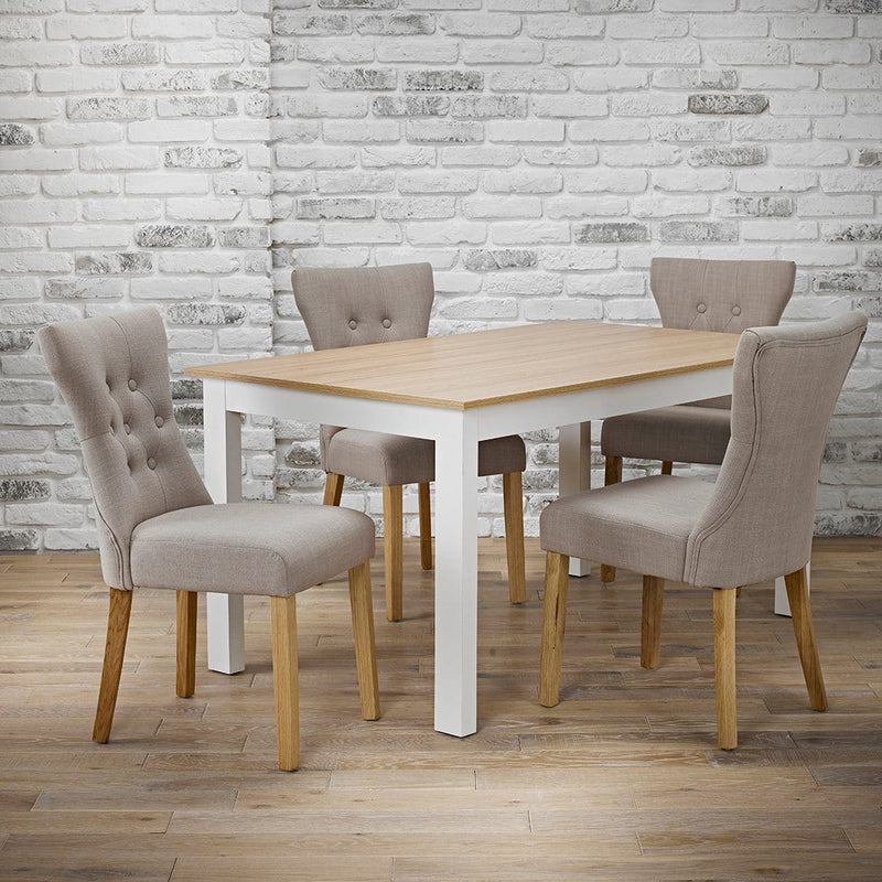 LPD Dining Table Costwold Dining Table Cream Bed Kings