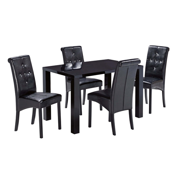 LPD Dining Table Monroe Puro Medium Dining Table Black - From LPD Bed Kings