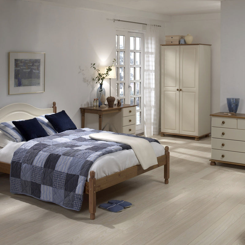 FTG Dressing Table Richmond Dressing Table Cream & Pine Bed Kings