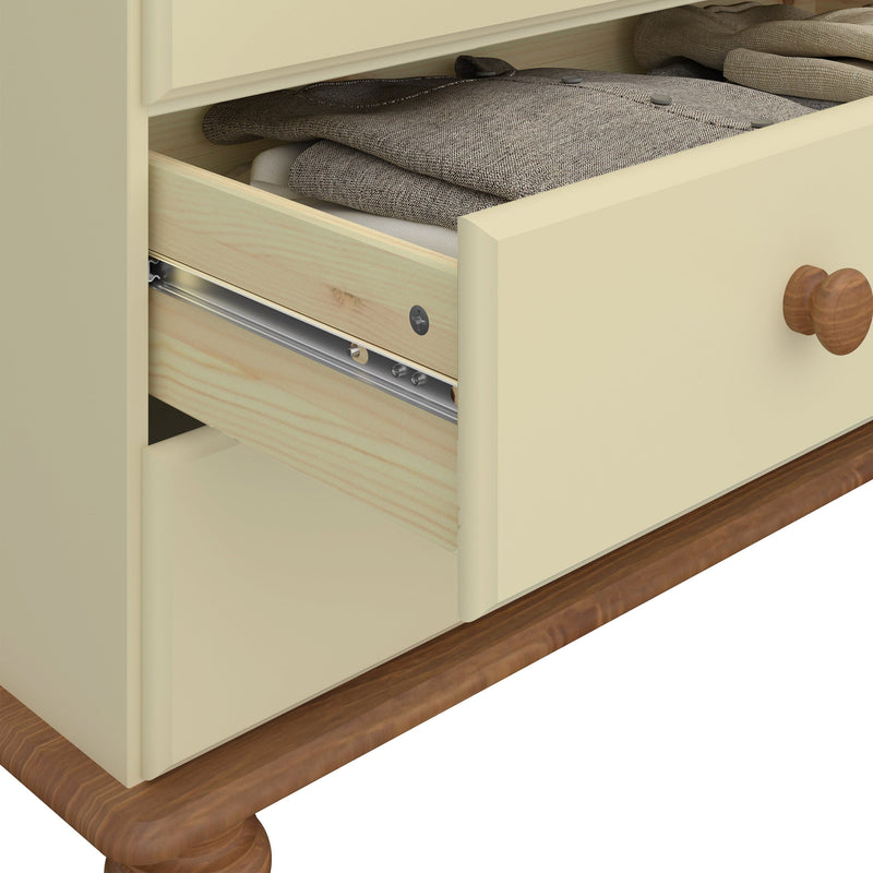 FTG Dressing Table Richmond Dressing Table Cream & Pine Bed Kings