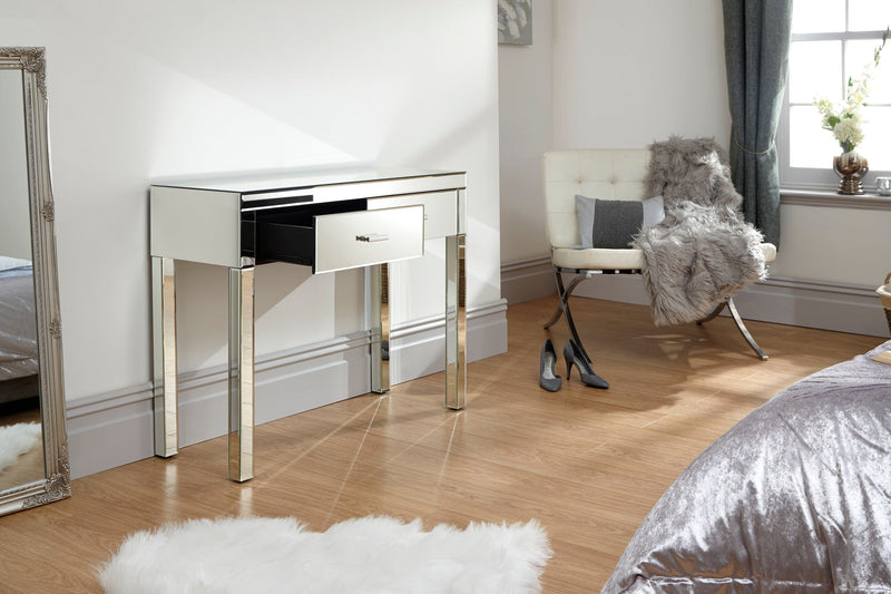 GFW Dressing Table Venetian Dressing Table Clear Mirror Finish Bed Kings