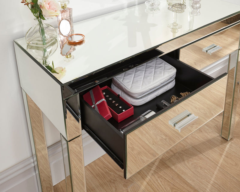GFW Dressing Table Venetian Dressing Table Clear Mirror Finish Bed Kings