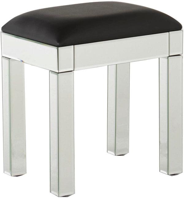 GFW Dressing Table Venetian Stool Clear Mirror Finish Bed Kings