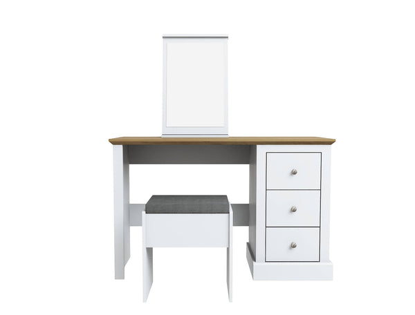 LPD Dressing Table Set Devon Dressing Table Set White Bed Kings