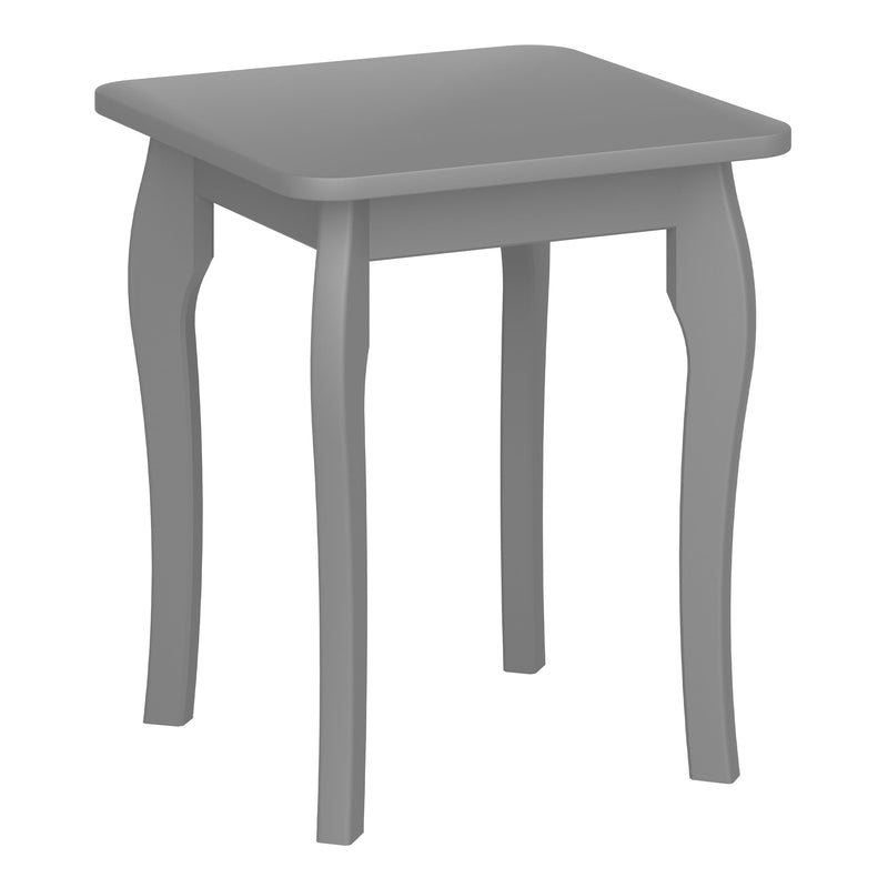 FTG Dressing Table Stool Baroque Stool Grey Bed Kings