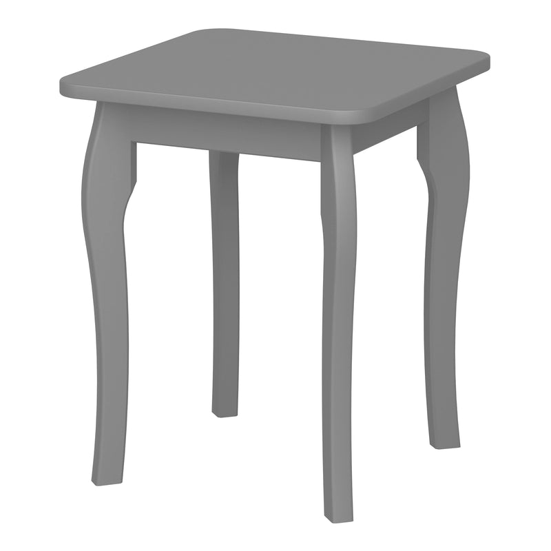 FTG Dressing Table Stool Baroque Stool Grey Bed Kings