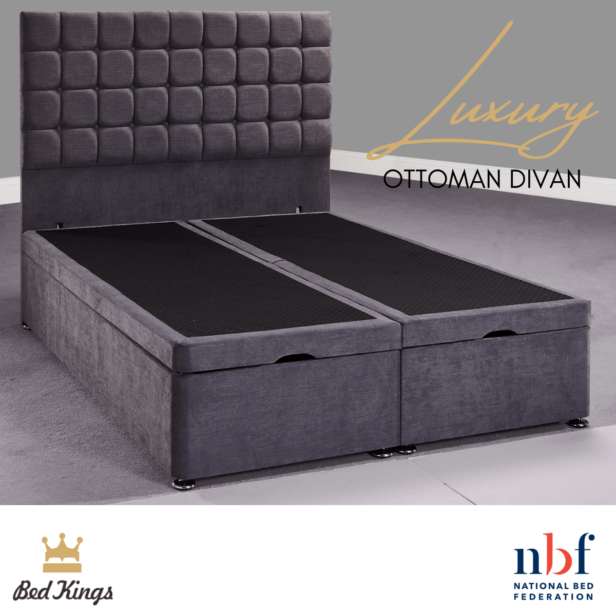Luxury Ottoman Divan Base End Lift